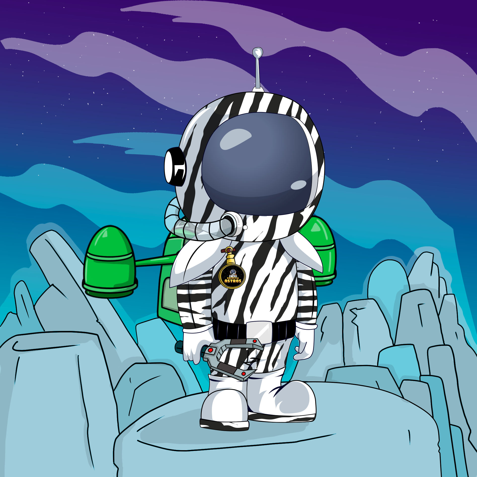 Galactic Astros #381 NFT on Algorand
