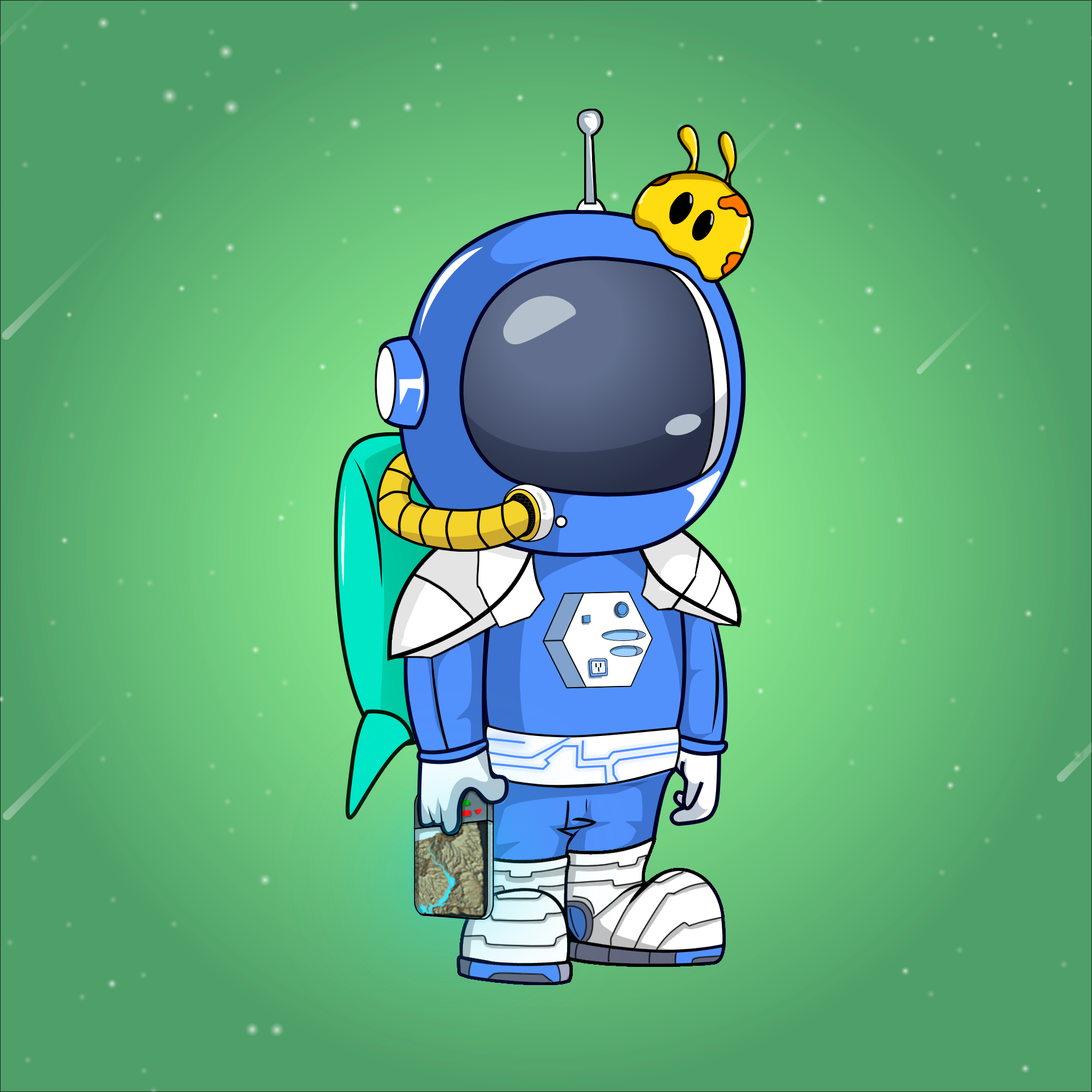 Galactic Astros #587 NFT on Algorand