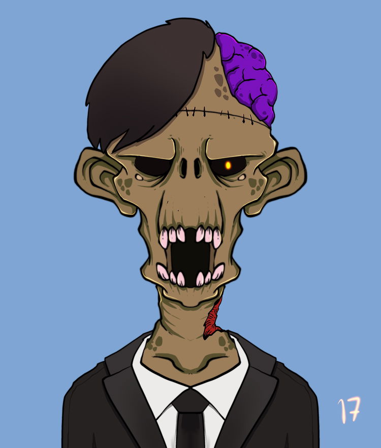 Image of Algo zombie #017