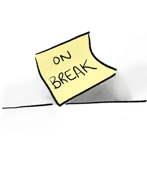 Image of Note, On Break