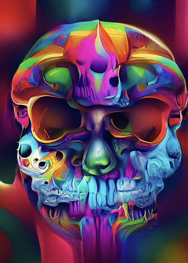 Image of Psycho Skulls  277