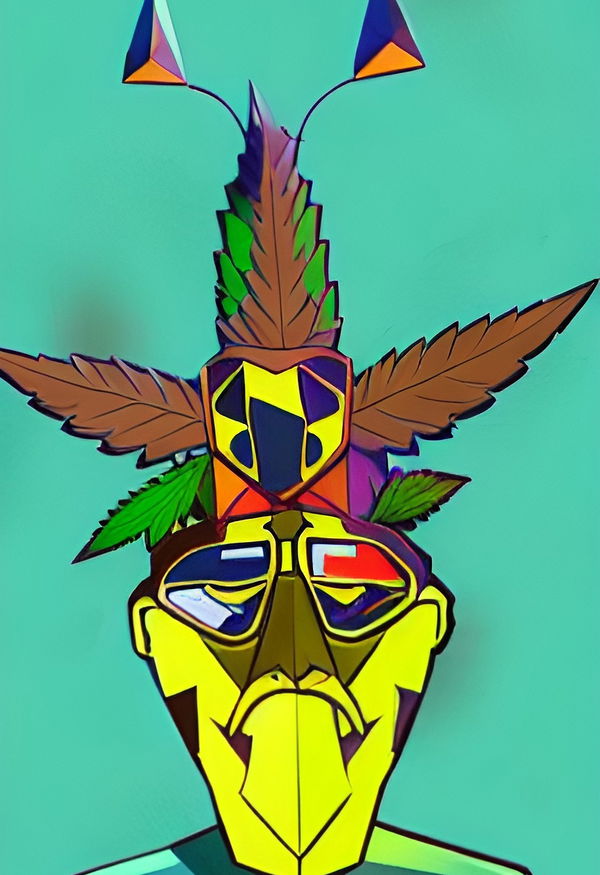 An image of AI Pothead #8