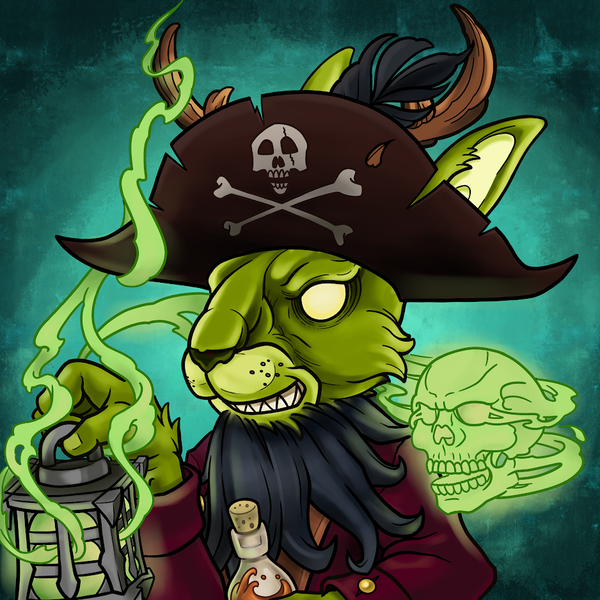 Image of TheGrim Pirate Jackalope