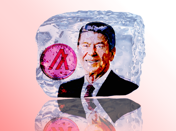 Image of Ice Cubed Ronald Reagan