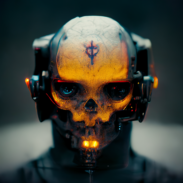 Image of Cyber Skull #16