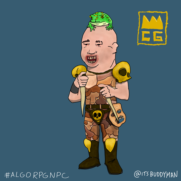 An image of ALGO RPG NPC #051 City Guard Ed