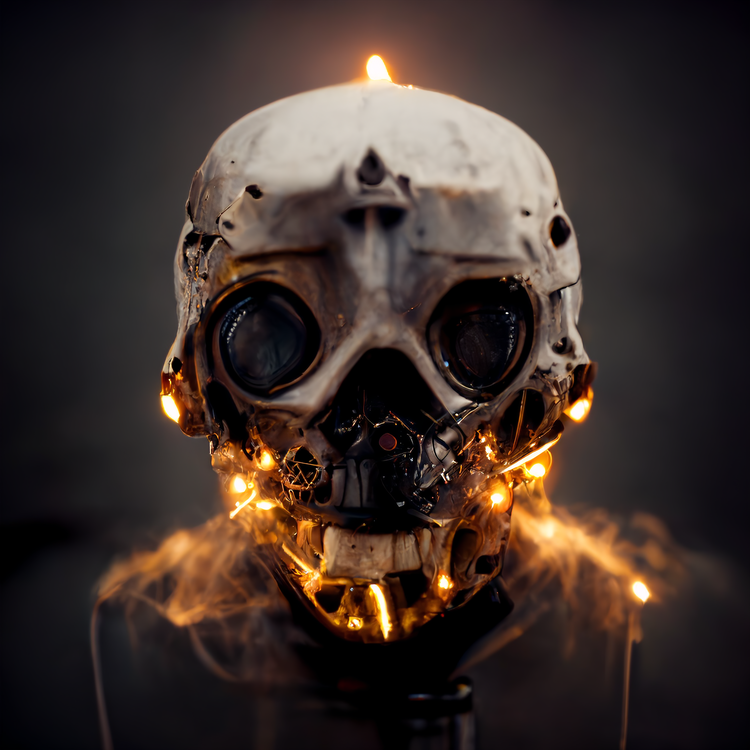 Image of Cyber Skull #72