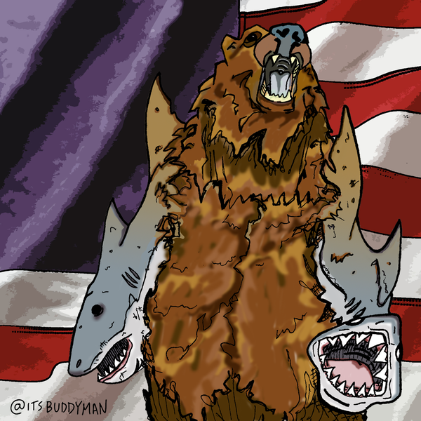 An image of Bear with Sharks for Arms