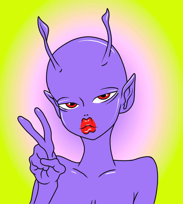 Image of Bored Alien 6