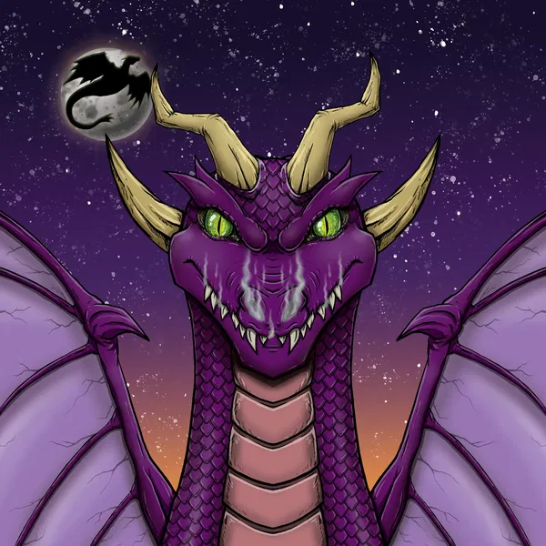 An image of DragonFi Moon Dragons #9