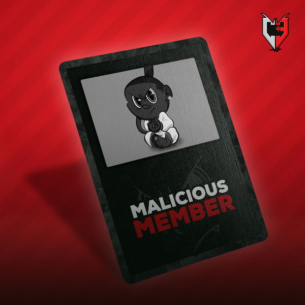 Image of Malicious Member Card