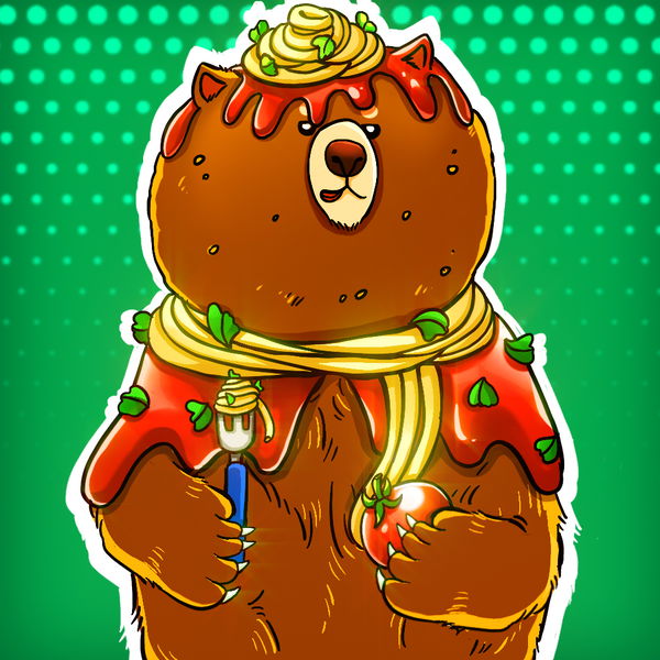 An image of (#080) Beary Spaghetti Meatball