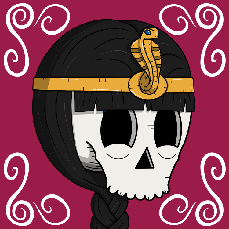 Image of Jolly Cleopatra - Skull