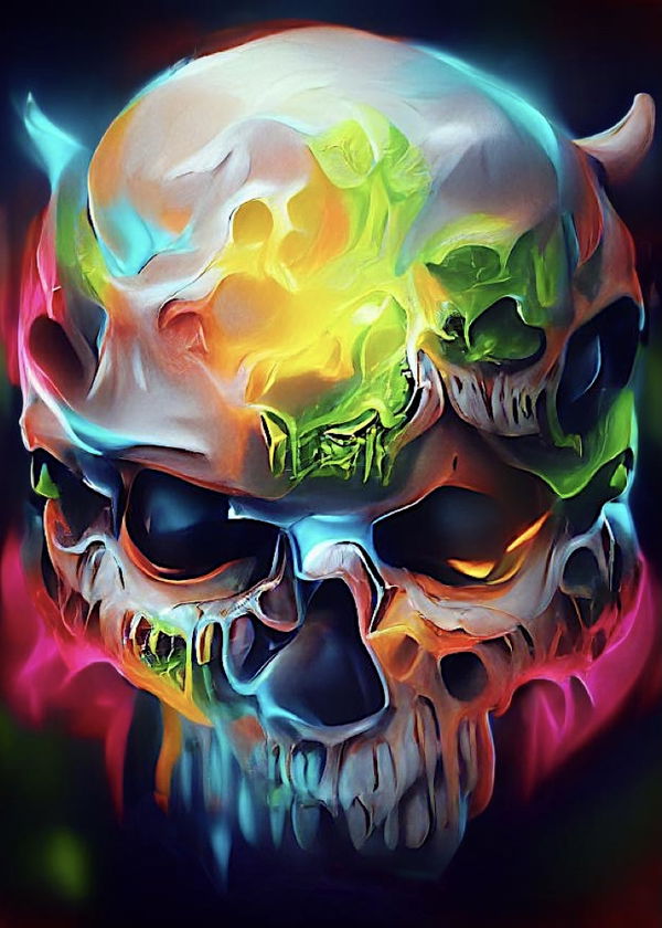 Image of Psycho Skulls  117