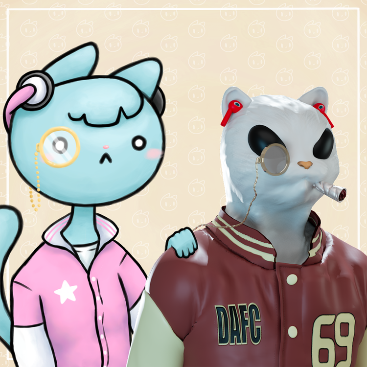 Image of Algonimals #725 COLAB - Dope Cat