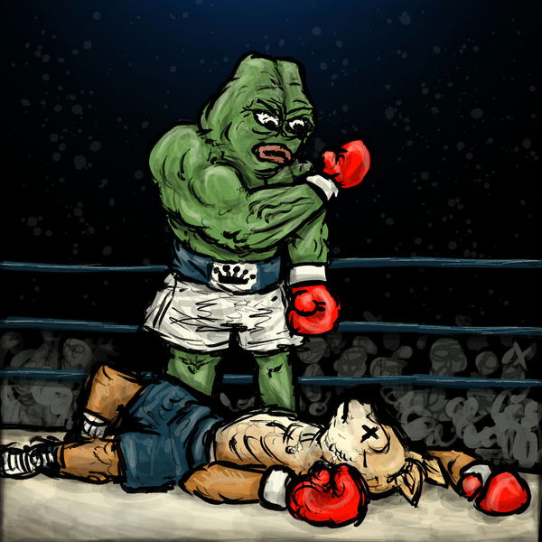 Image of PEPE VS DOGE