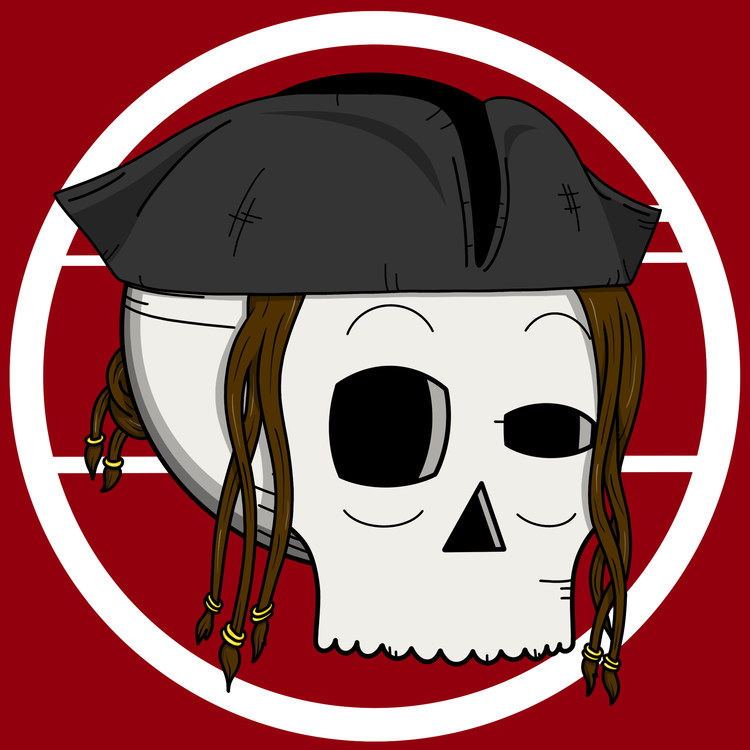 Image of Jolly "Blackbeard" Teach - Skull