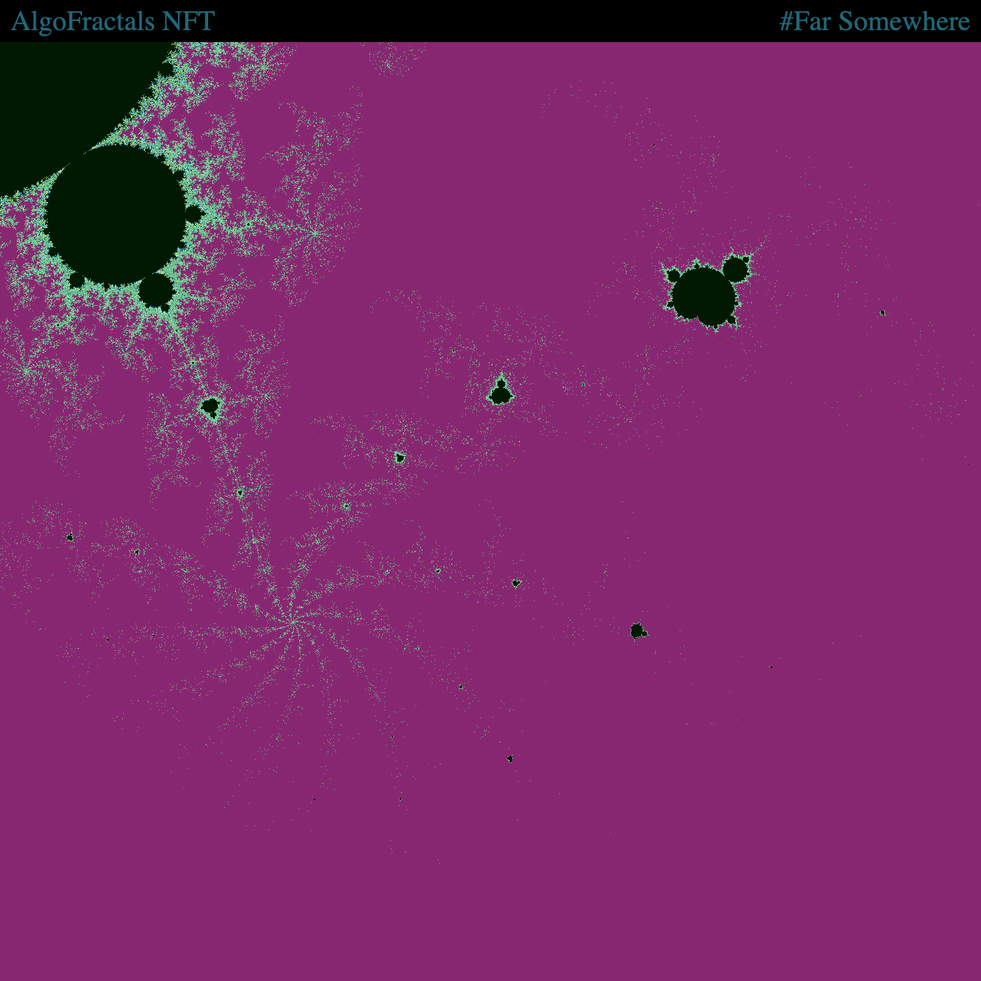 AlgoFractal #Far Somewhere NFT on Algorand