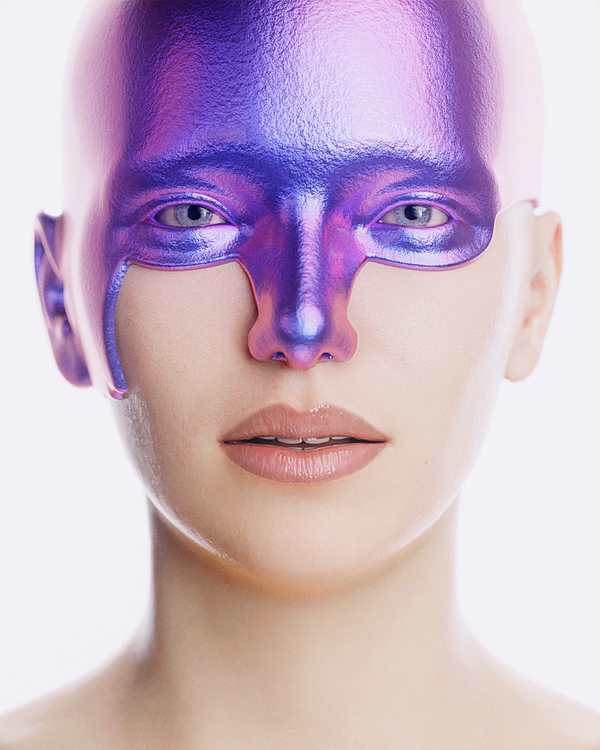 Image of Purple Beu Mask