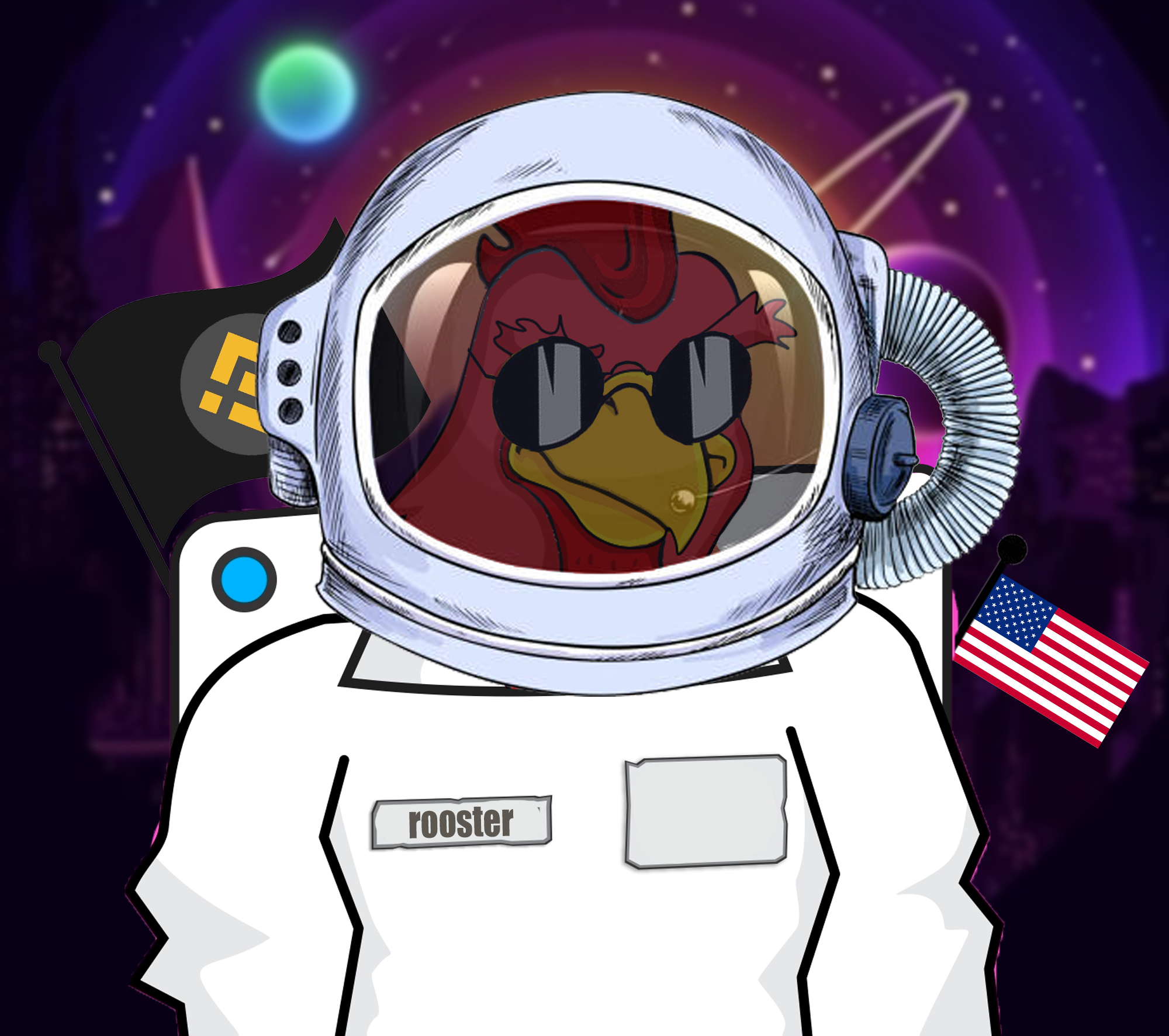 Space Rooster #5 NFT on Algorand