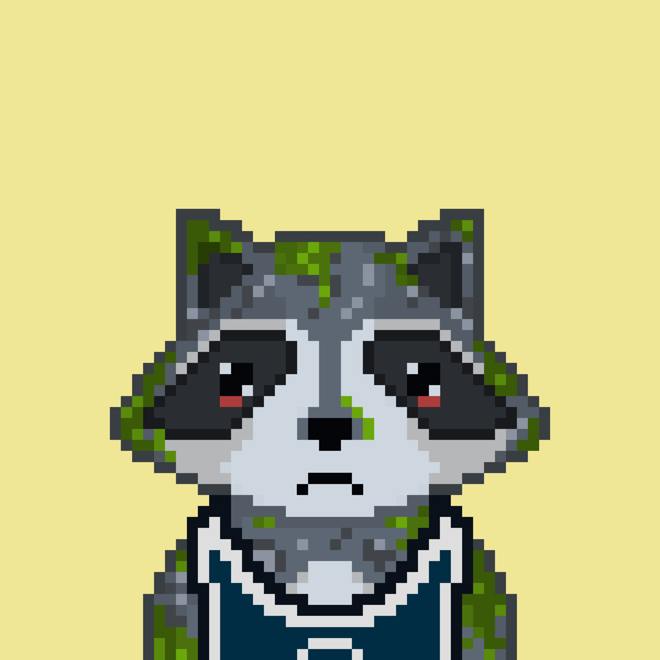 An image of Pixel Raccoon #10