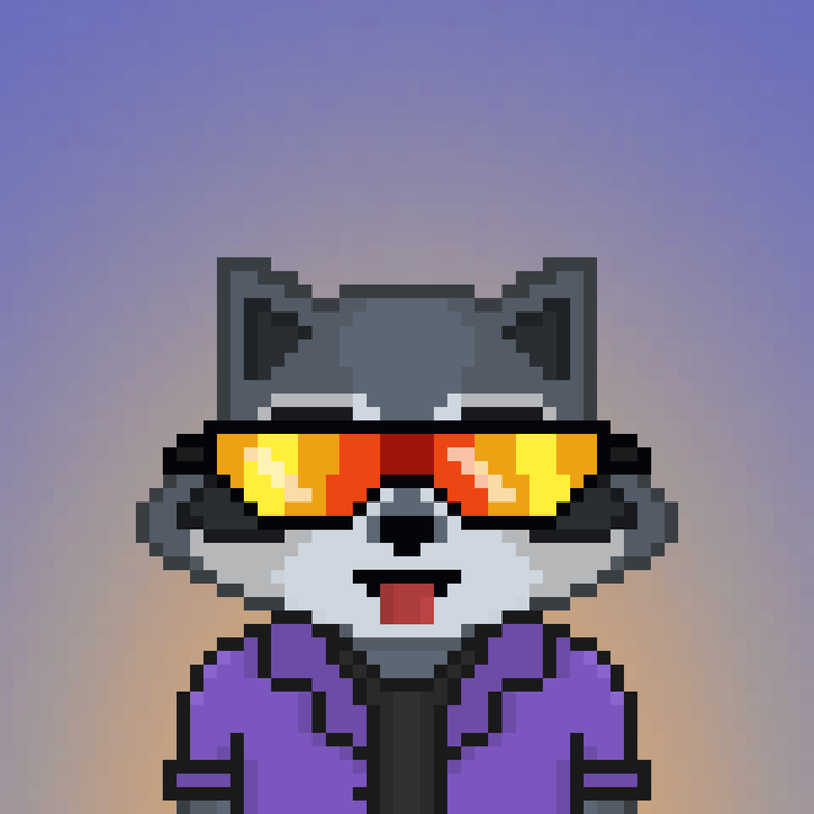 Image of Pixel Raccoon #15