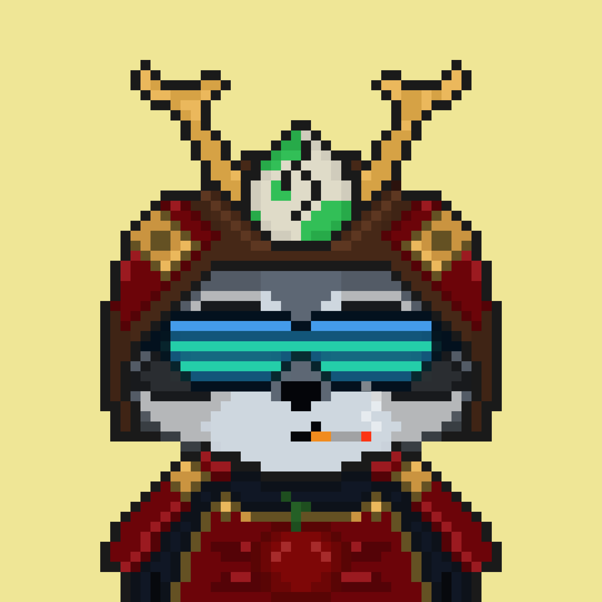 Pixel Raccoon #1556 NFT on Algorand
