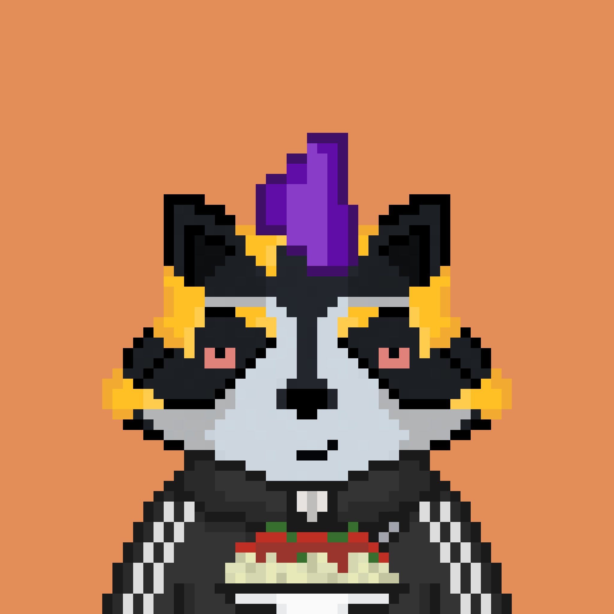 Pixel Raccoon #1558 NFT on Algorand