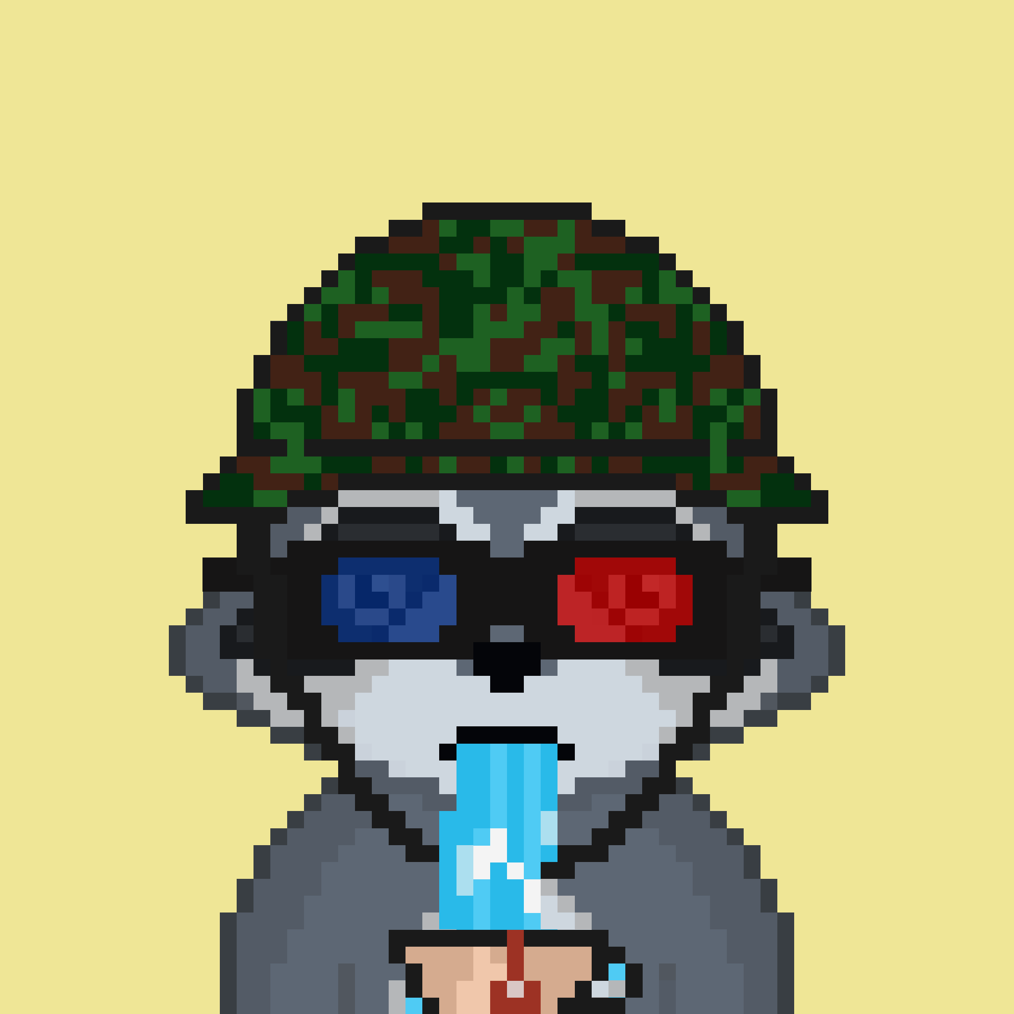 Pixel Raccoon #1562 NFT on Algorand
