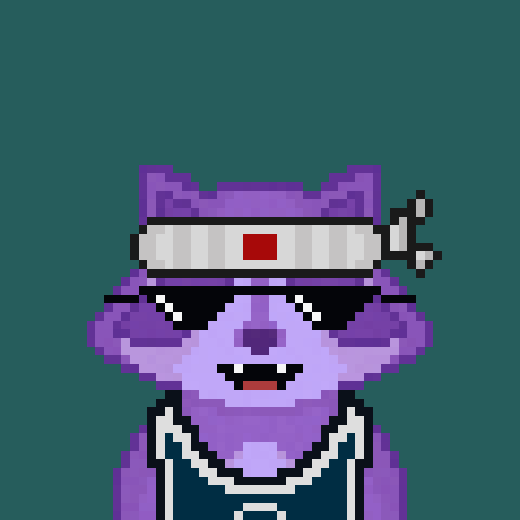 Pixel Raccoon #1568 NFT on Algorand