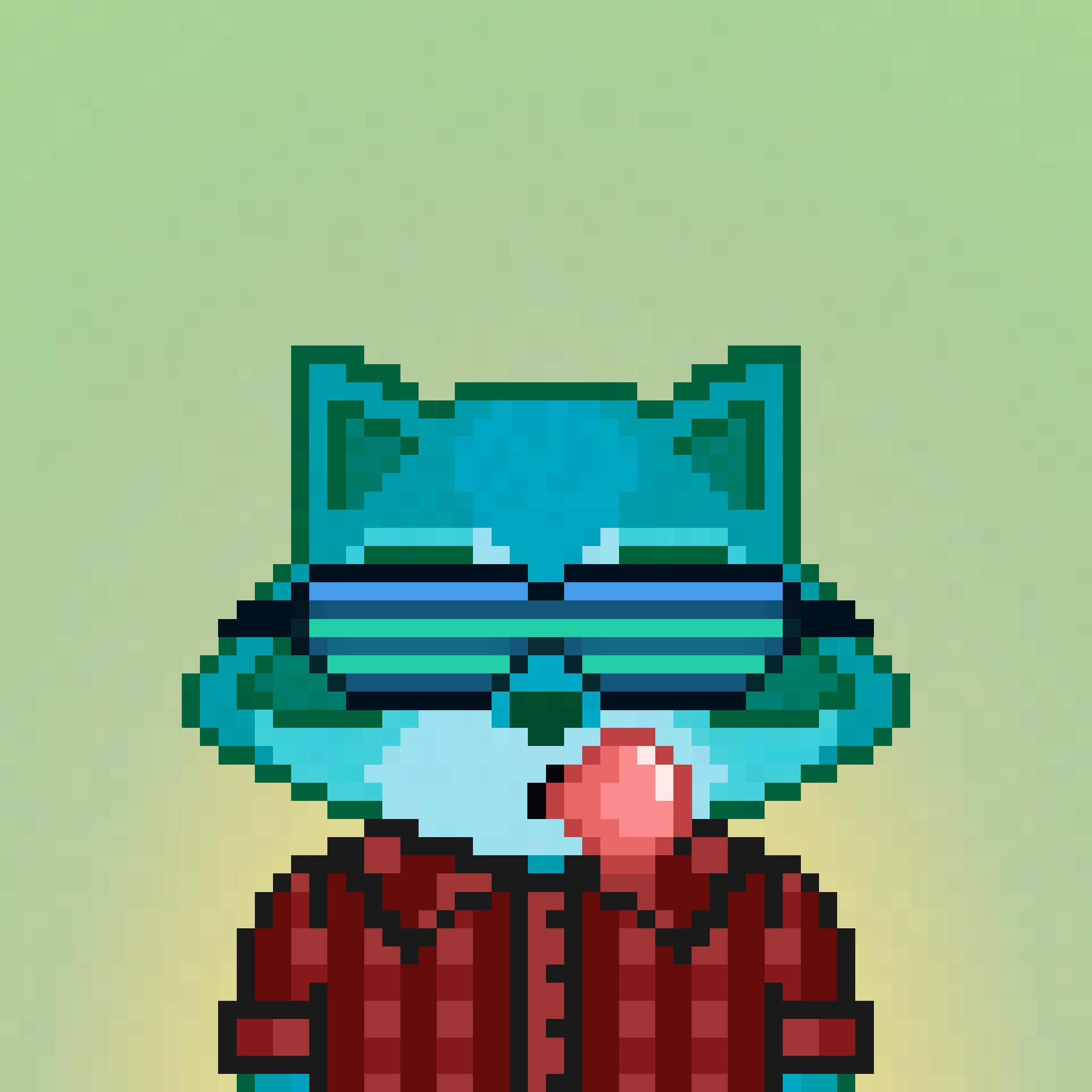 Pixel Raccoon #1573 NFT on Algorand
