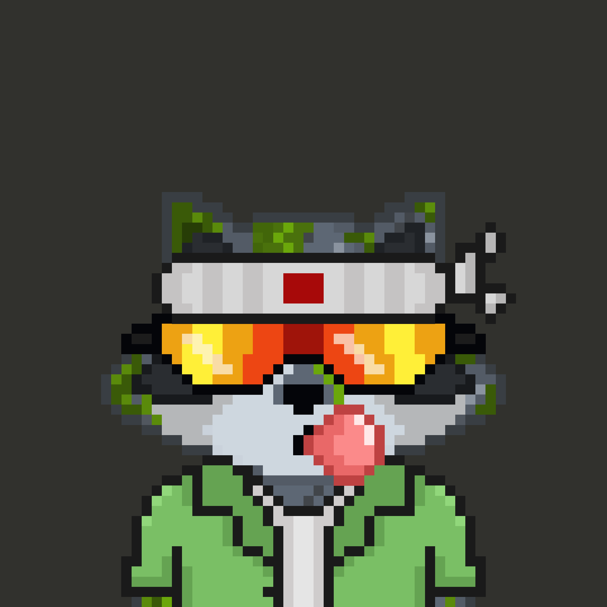 Pixel Raccoon #1575 NFT on Algorand