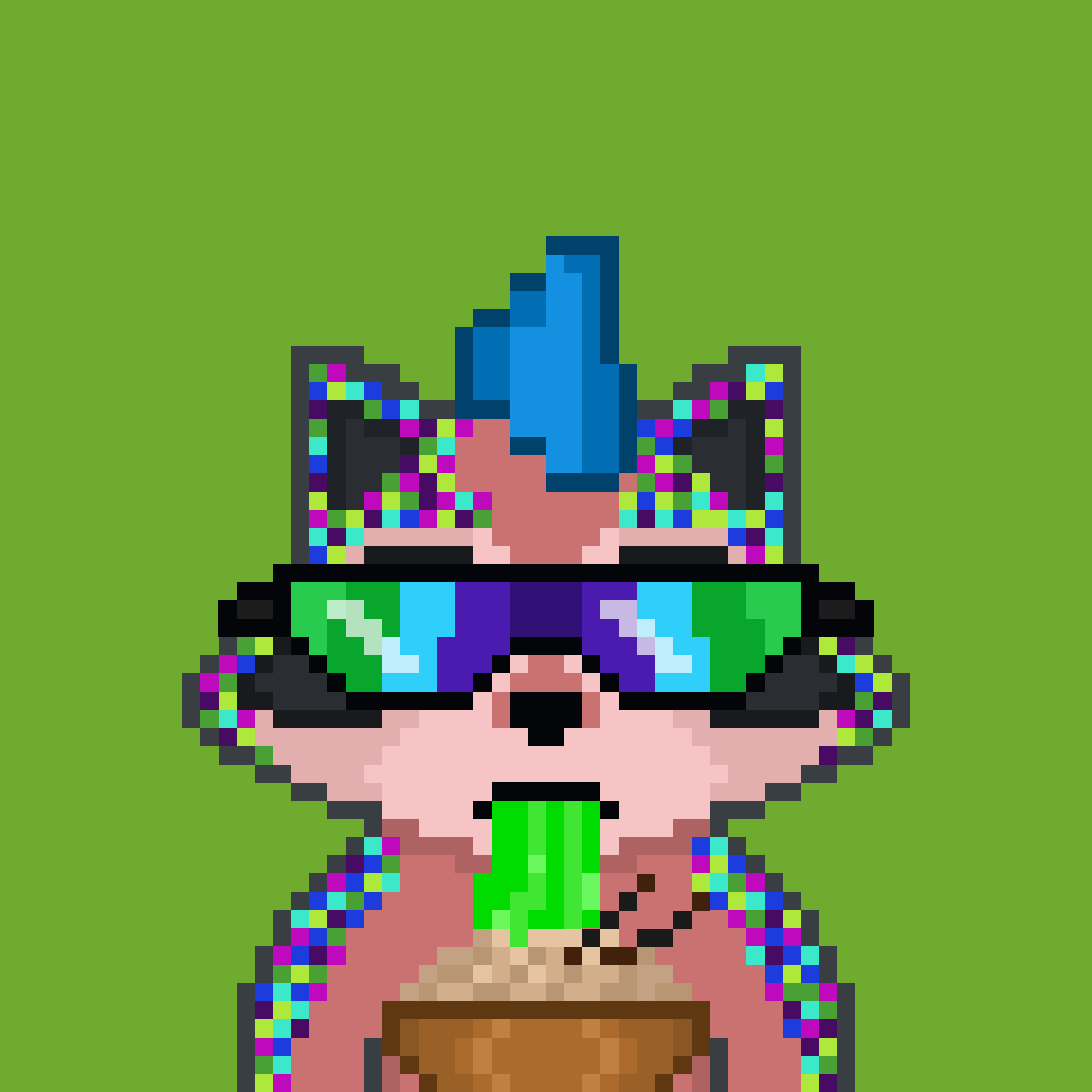 Pixel Raccoon #1595 NFT on Algorand