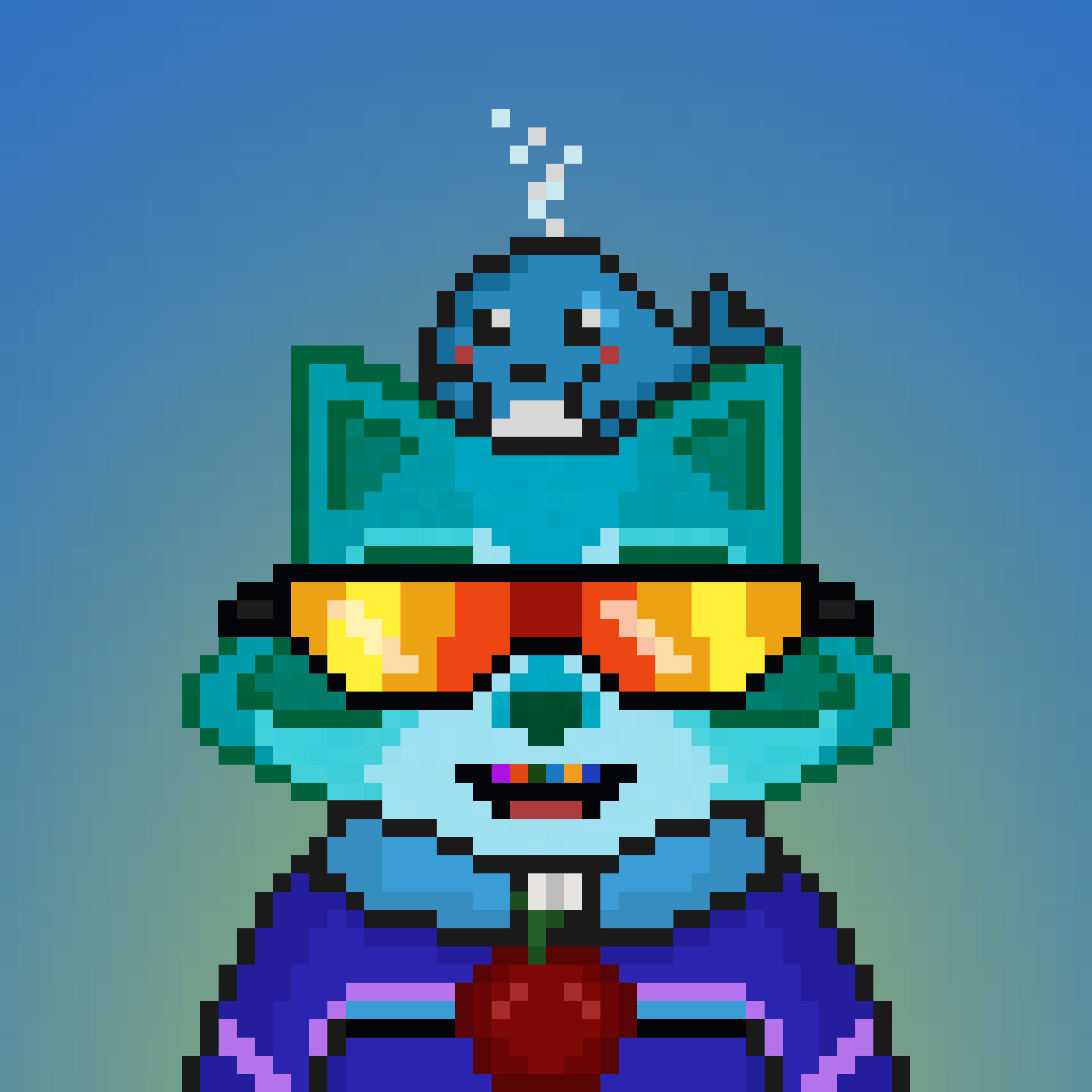 Pixel Raccoon #1622 NFT on Algorand