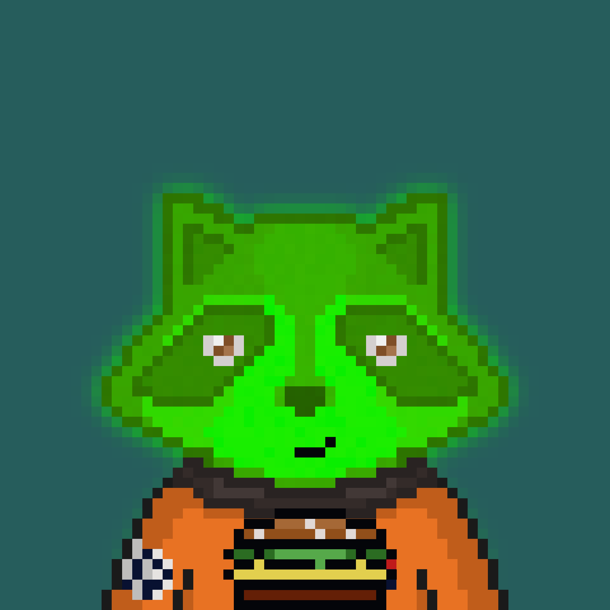 Pixel Raccoon #1637 NFT on Algorand