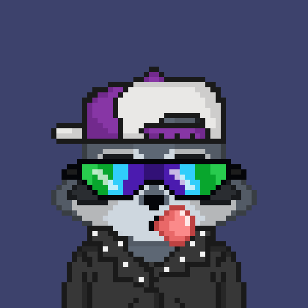 An image of Pixel Raccoon #17