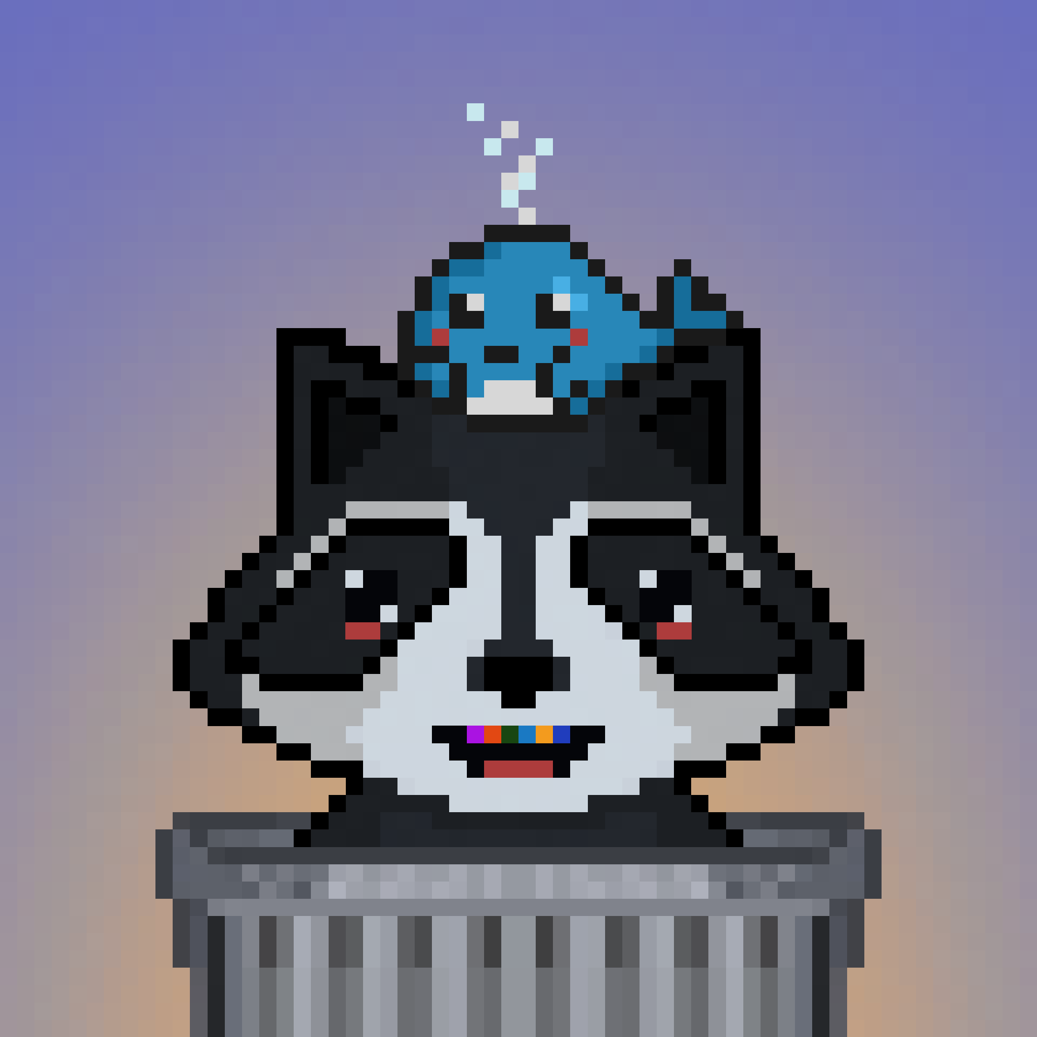 Pixel Raccoon #1863 NFT on Algorand