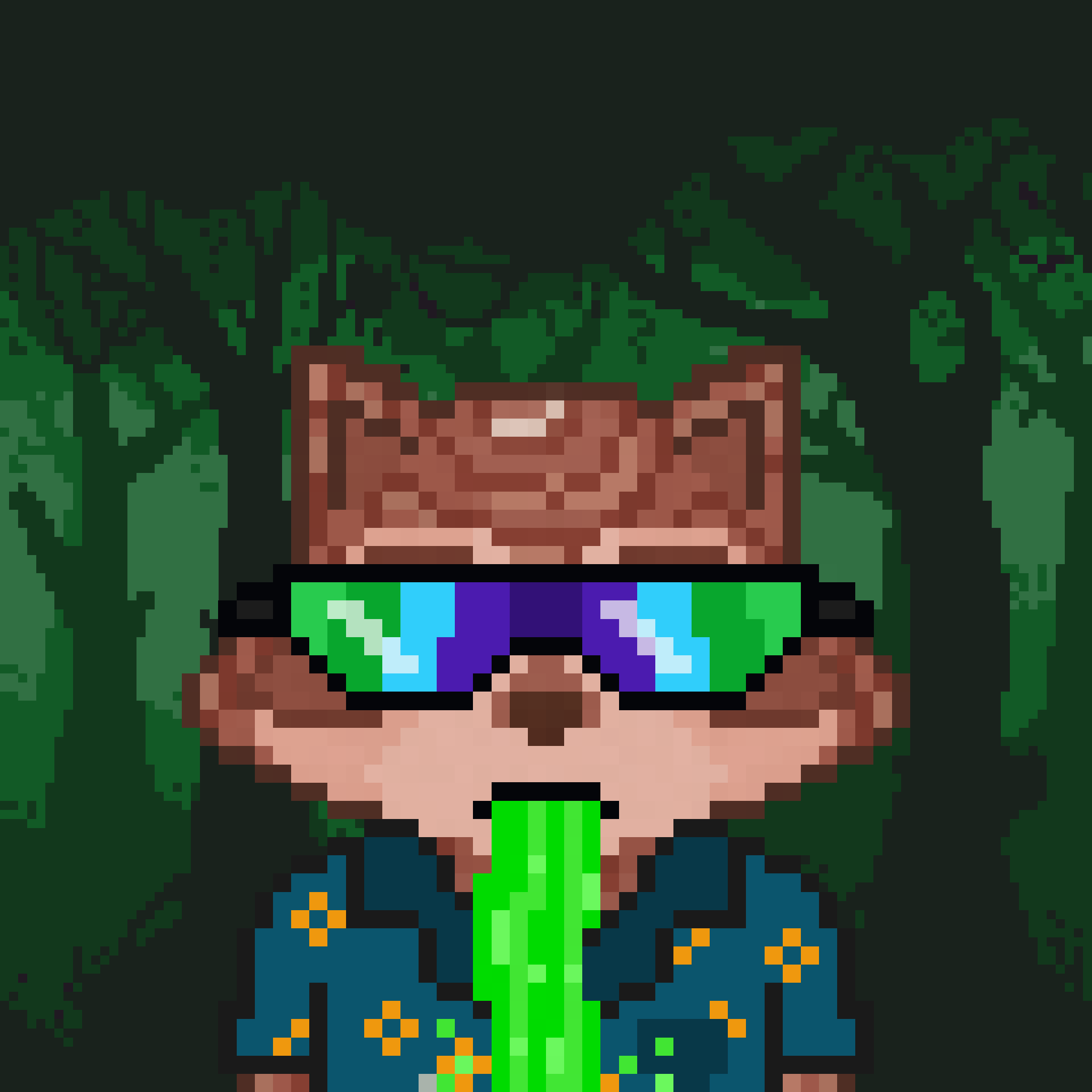 Pixel Raccoon #1877 NFT on Algorand