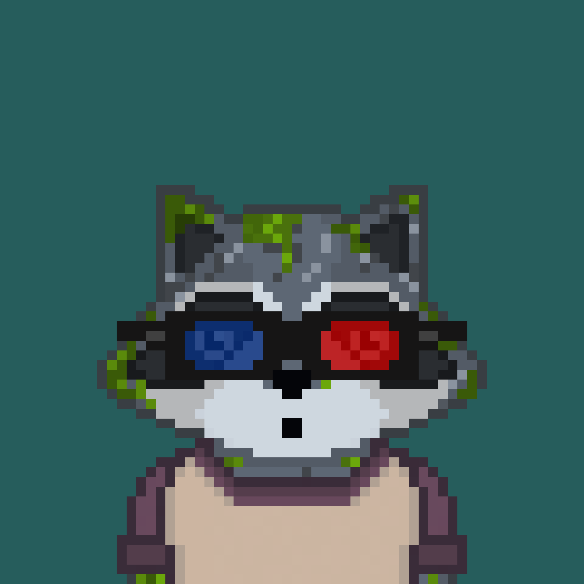 Pixel Raccoon #1928 NFT on Algorand