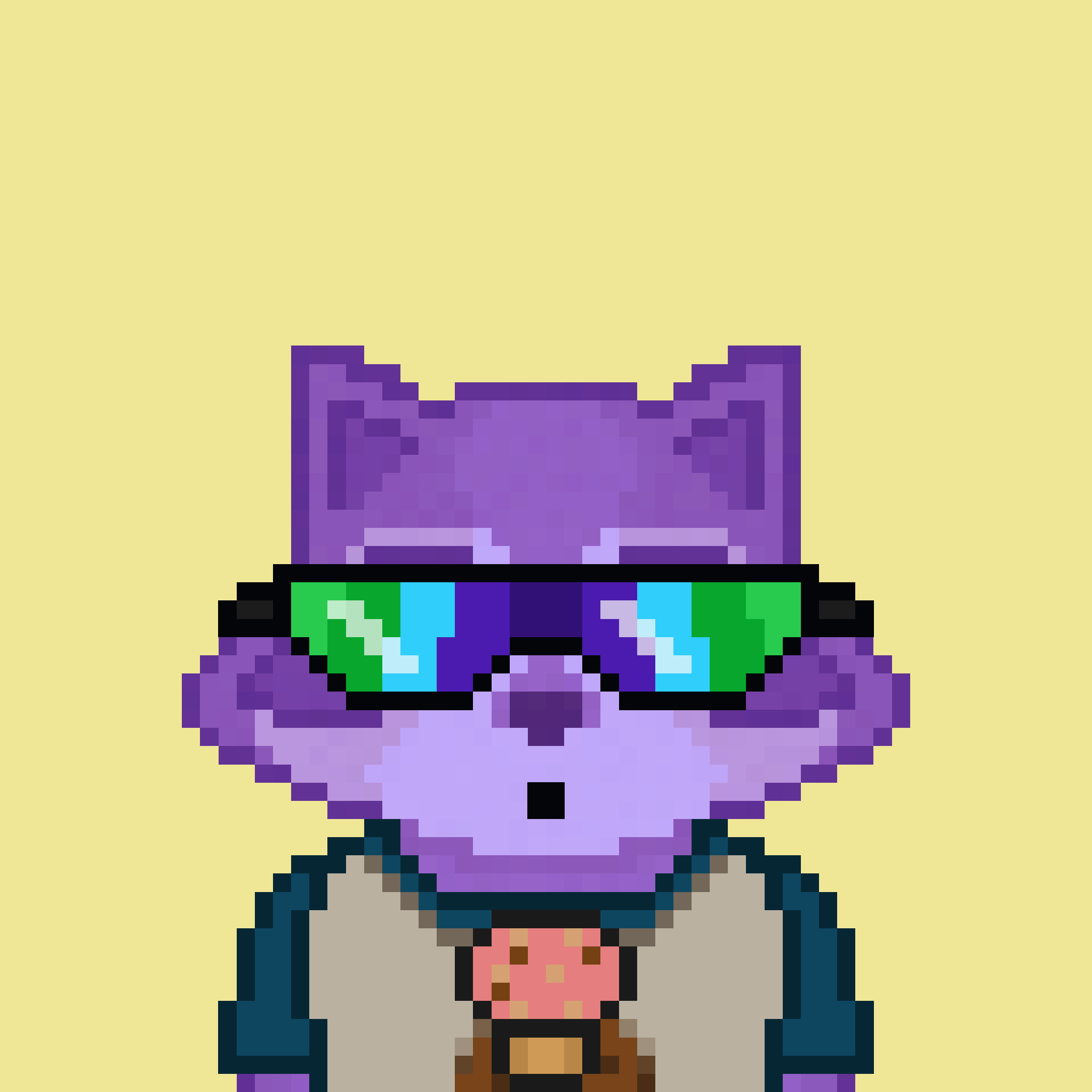 Pixel Raccoon #1941 NFT on Algorand