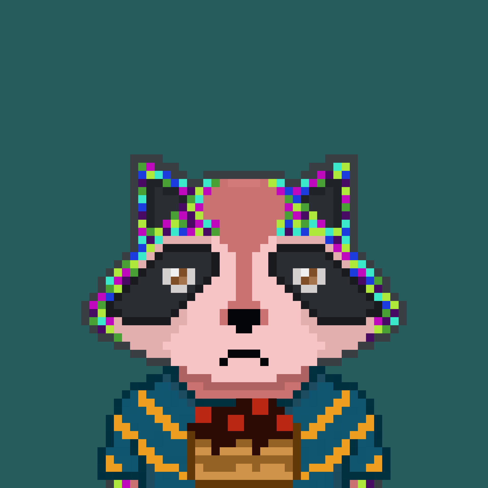 Pixel Raccoon #1965 NFT on Algorand