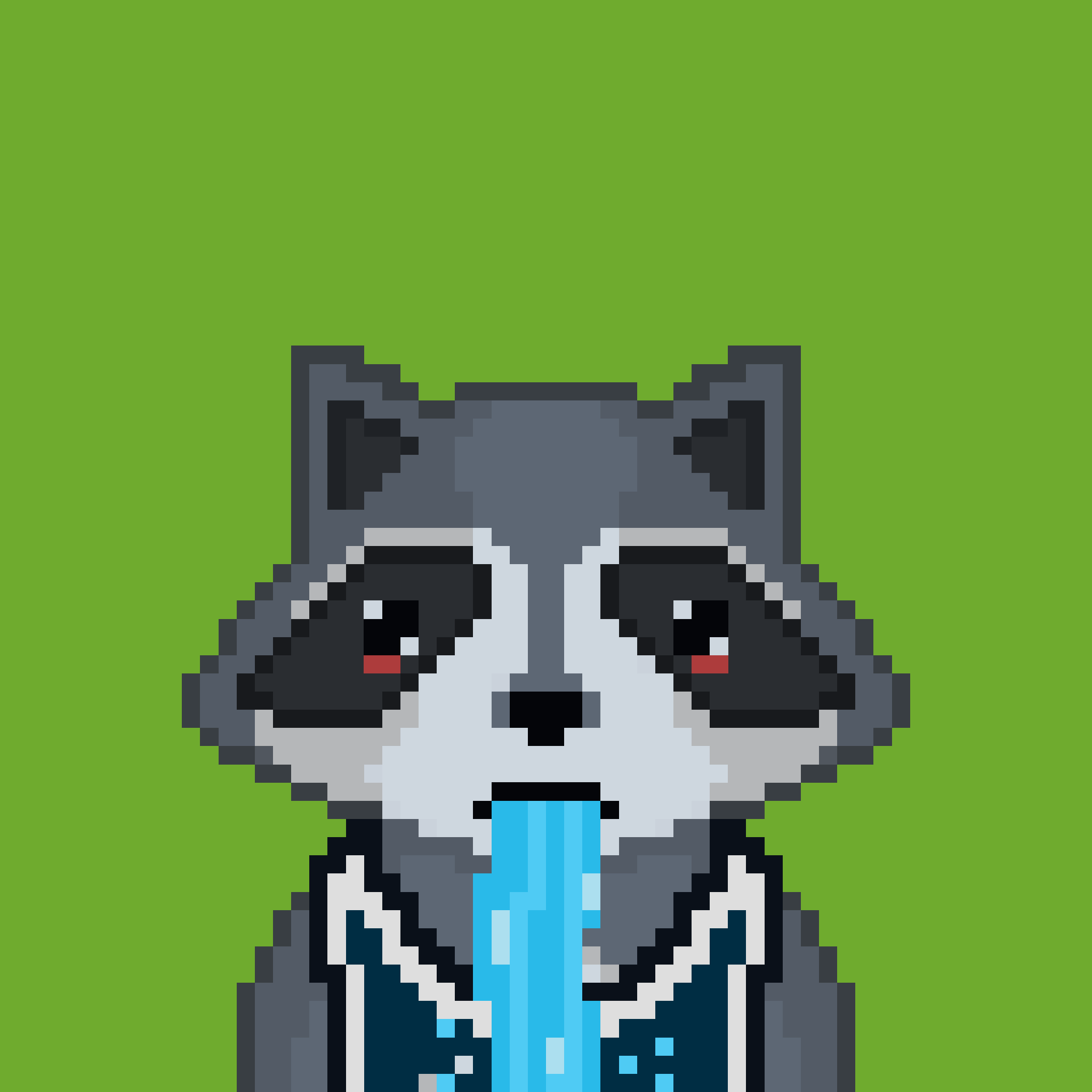 Pixel Raccoon #1966 NFT on Algorand