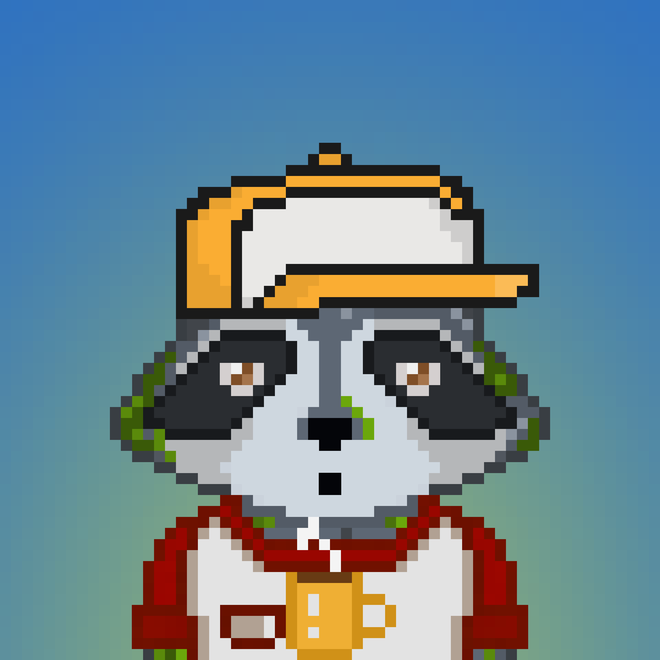 An image of Pixel Raccoon #20