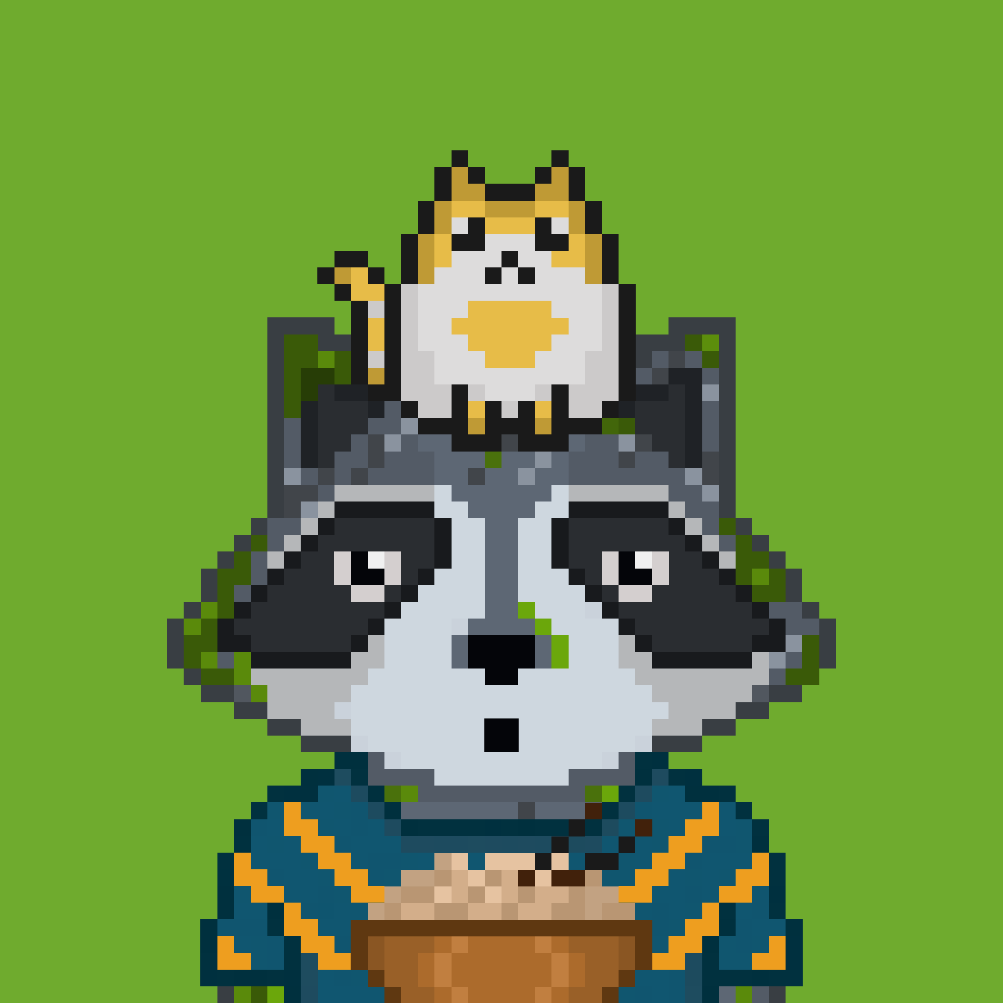 Pixel Raccoon #2025 NFT on Algorand