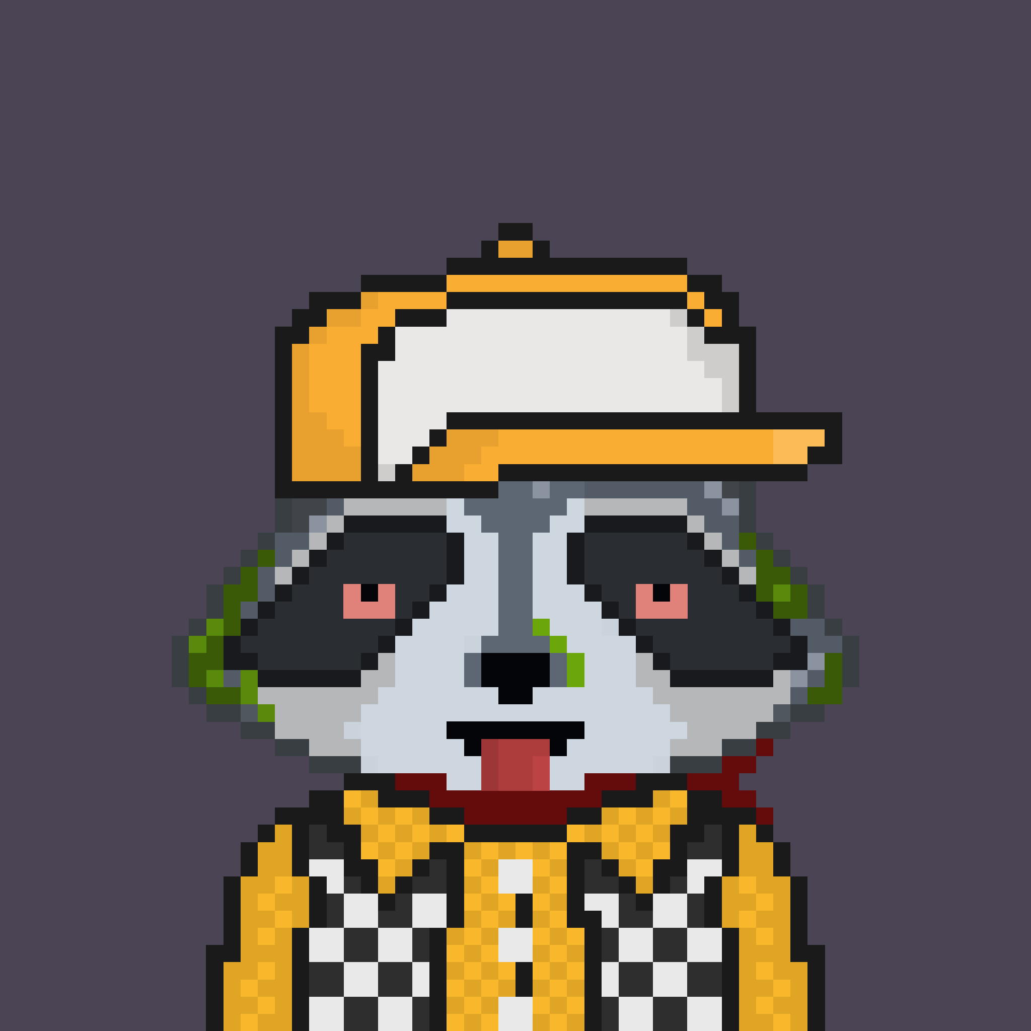 Pixel Raccoon #2070 NFT on Algorand