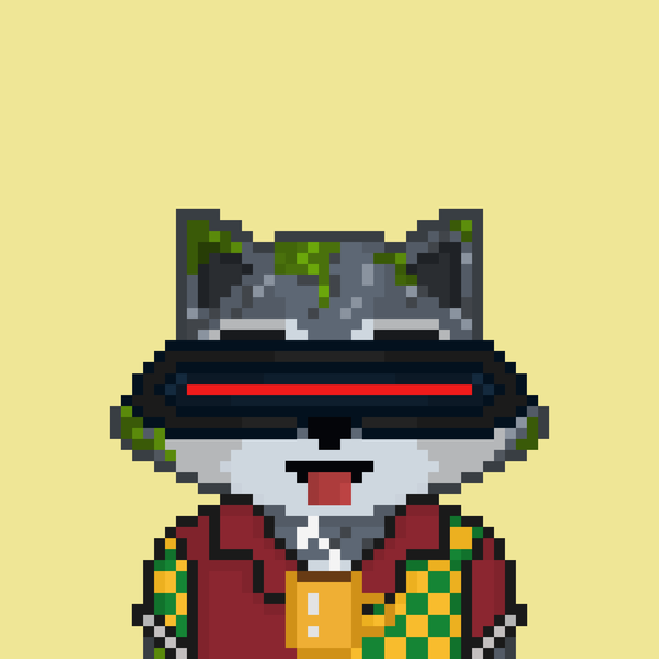 An image of Pixel Raccoon #2088