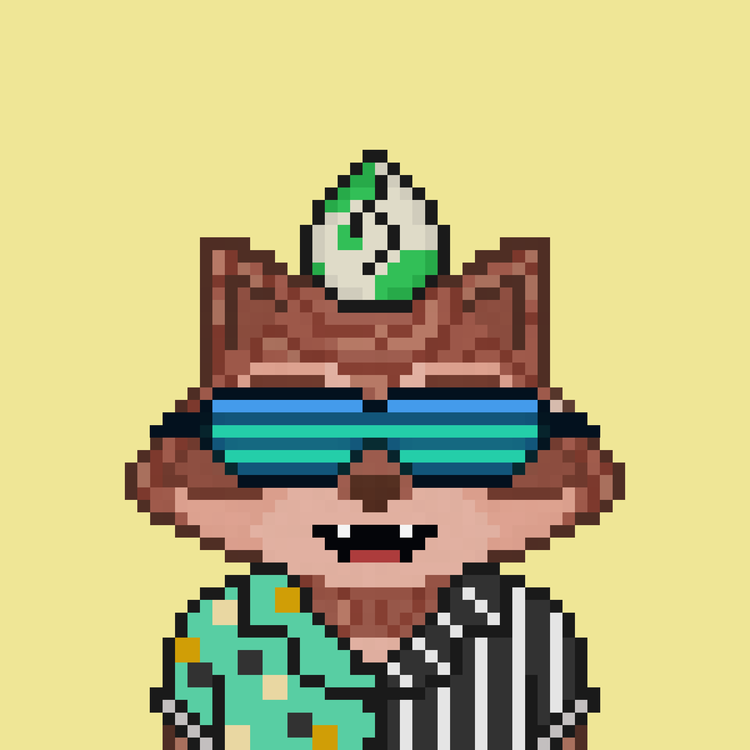 Image of Pixel Raccoon #2091