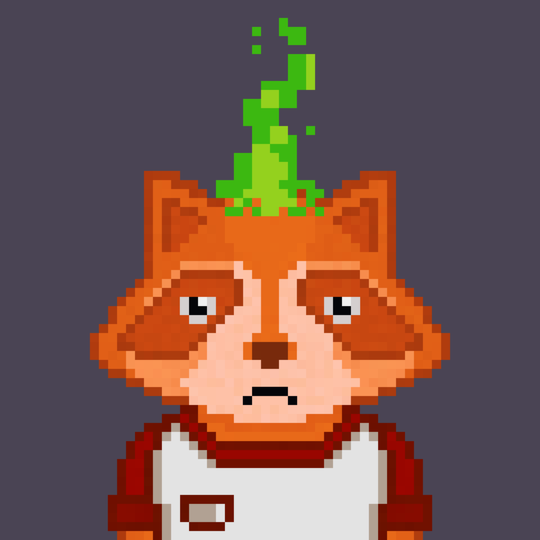 An image of Pixel Raccoon #2092