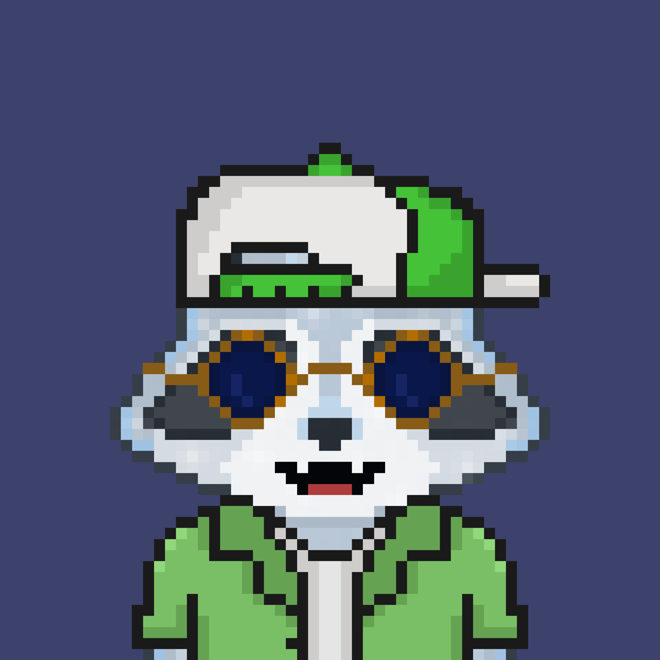 An image of Pixel Raccoon #2093