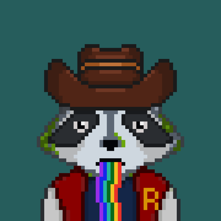 Image of Pixel Raccoon #2098